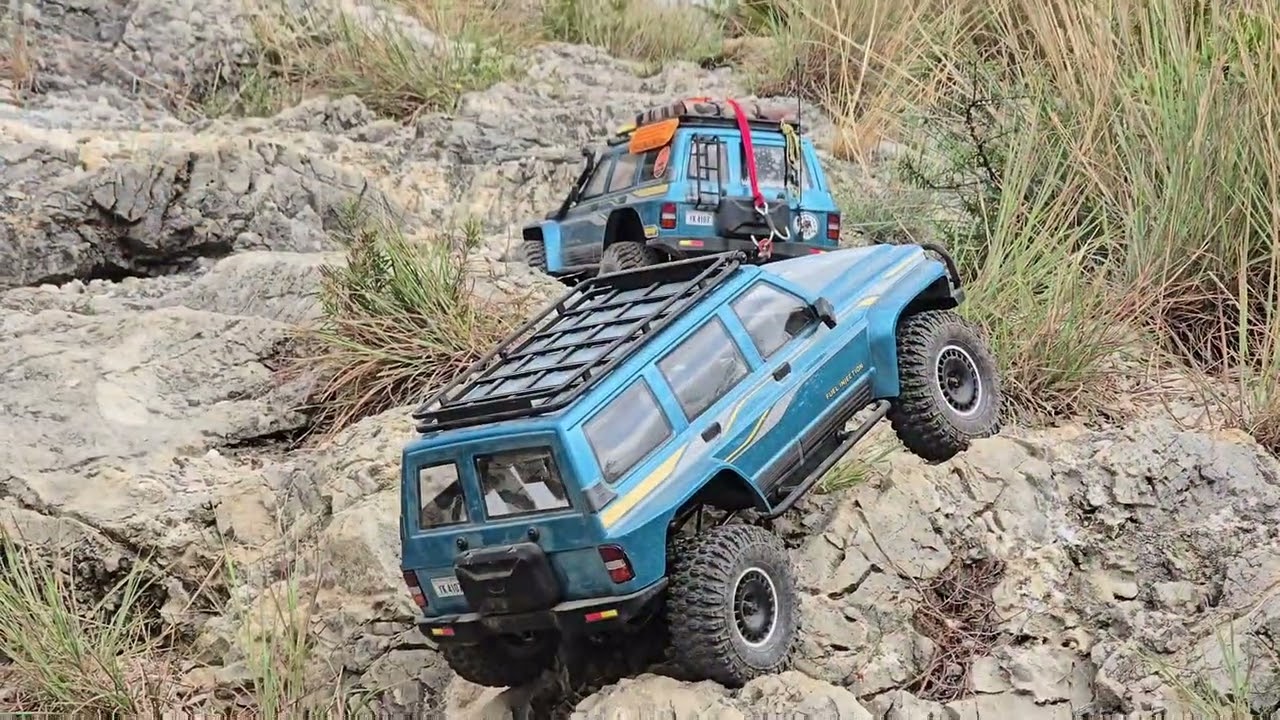 Rc crawler Crawling yikong trx4 defender jeep cherokee injora 