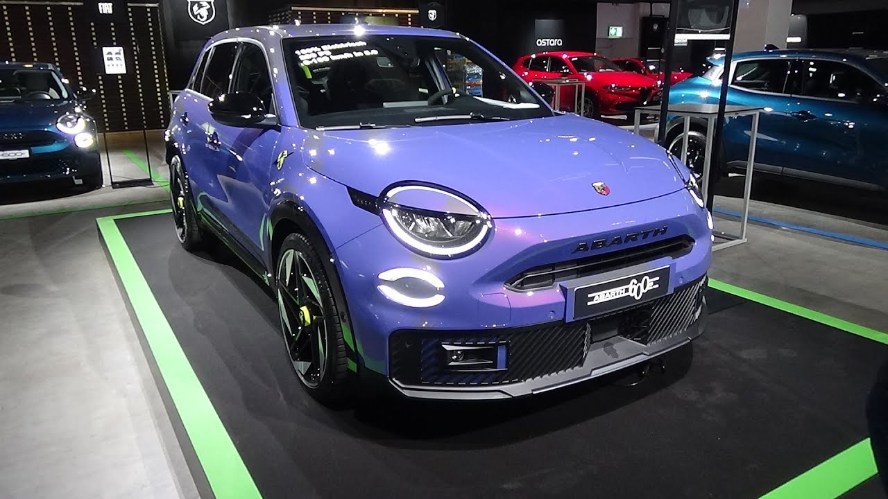 2025 Abarth 600e - Exterior and Interior - Auto Z&uuml;rich Car Show 2024
