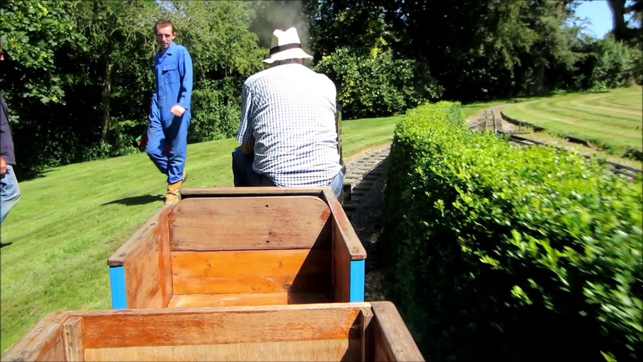 GLEBE LAND LIGHT RAILWAY visiting locos 23 July 2016