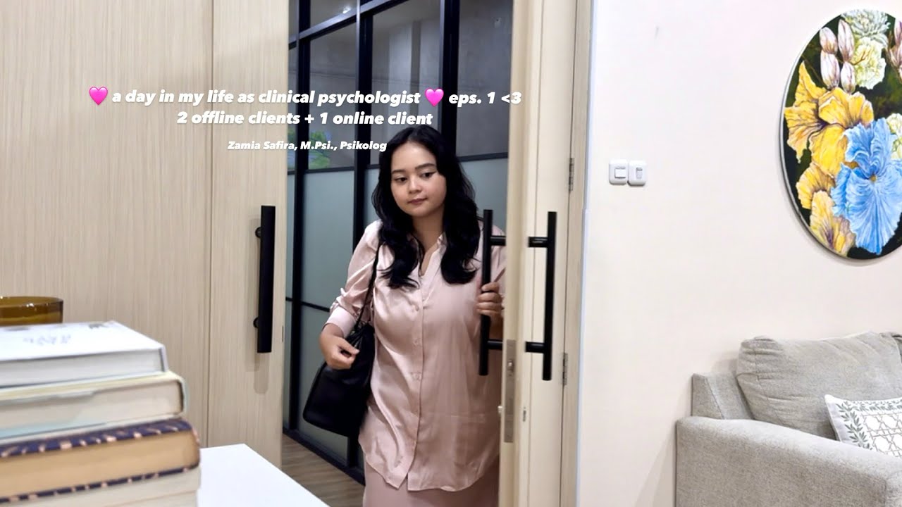 a day in my life as clinical psychologist 🩷 | psikolog klinis indonesia — eps. 1