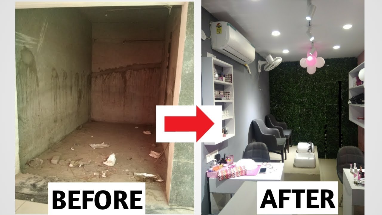 Nail Art Studio Design I Interior Design-BEFORE & AFTER