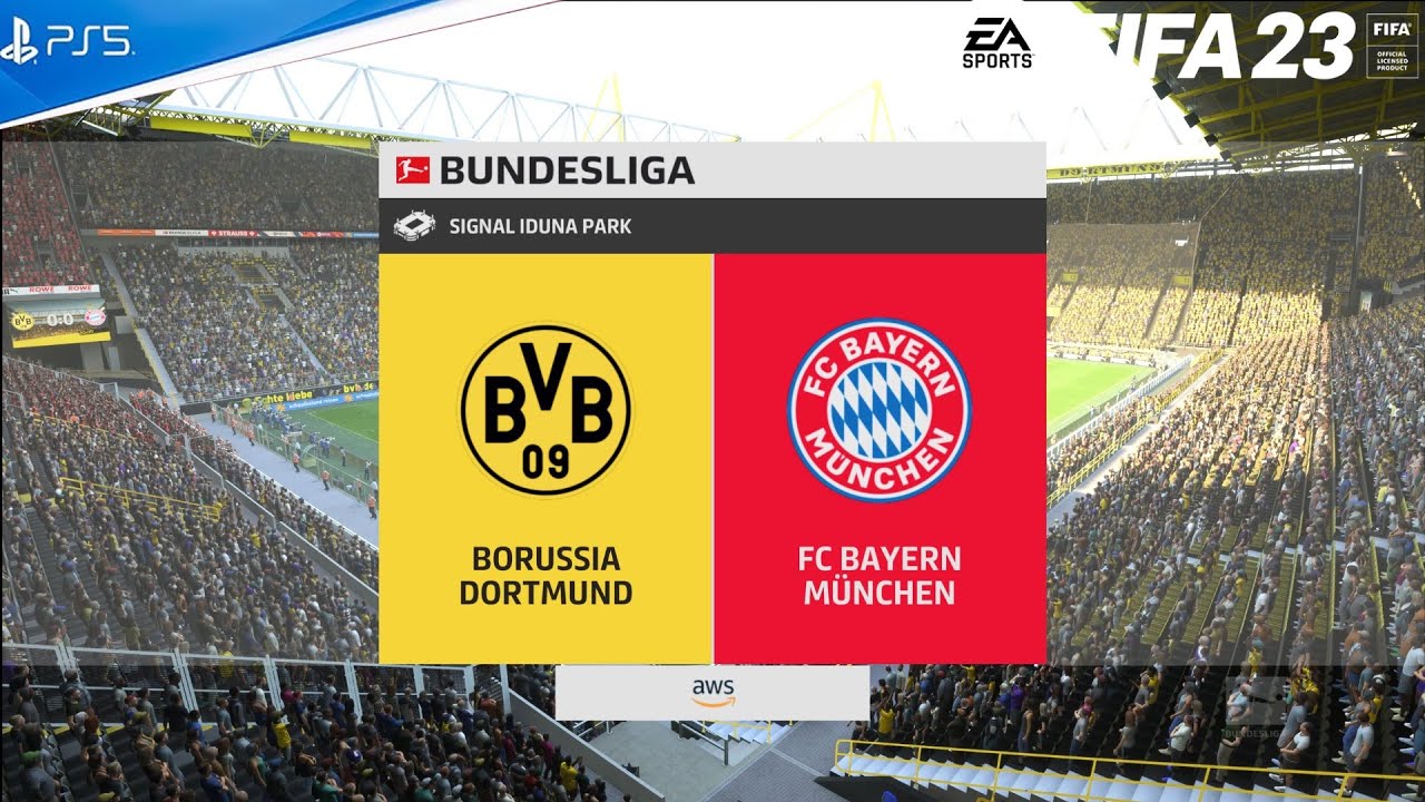 FIFA 23 - Borussia Dortmund vs Bayern Munich | Gameplay PS5™ [4K 60fps] - Final