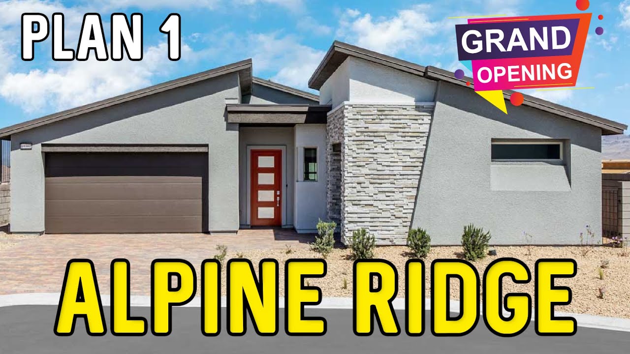 Alpine Ridge by Tri Pointe Homes | Modern Single-Story Home | Plan 1, $565k+, 2379 sq.ft.