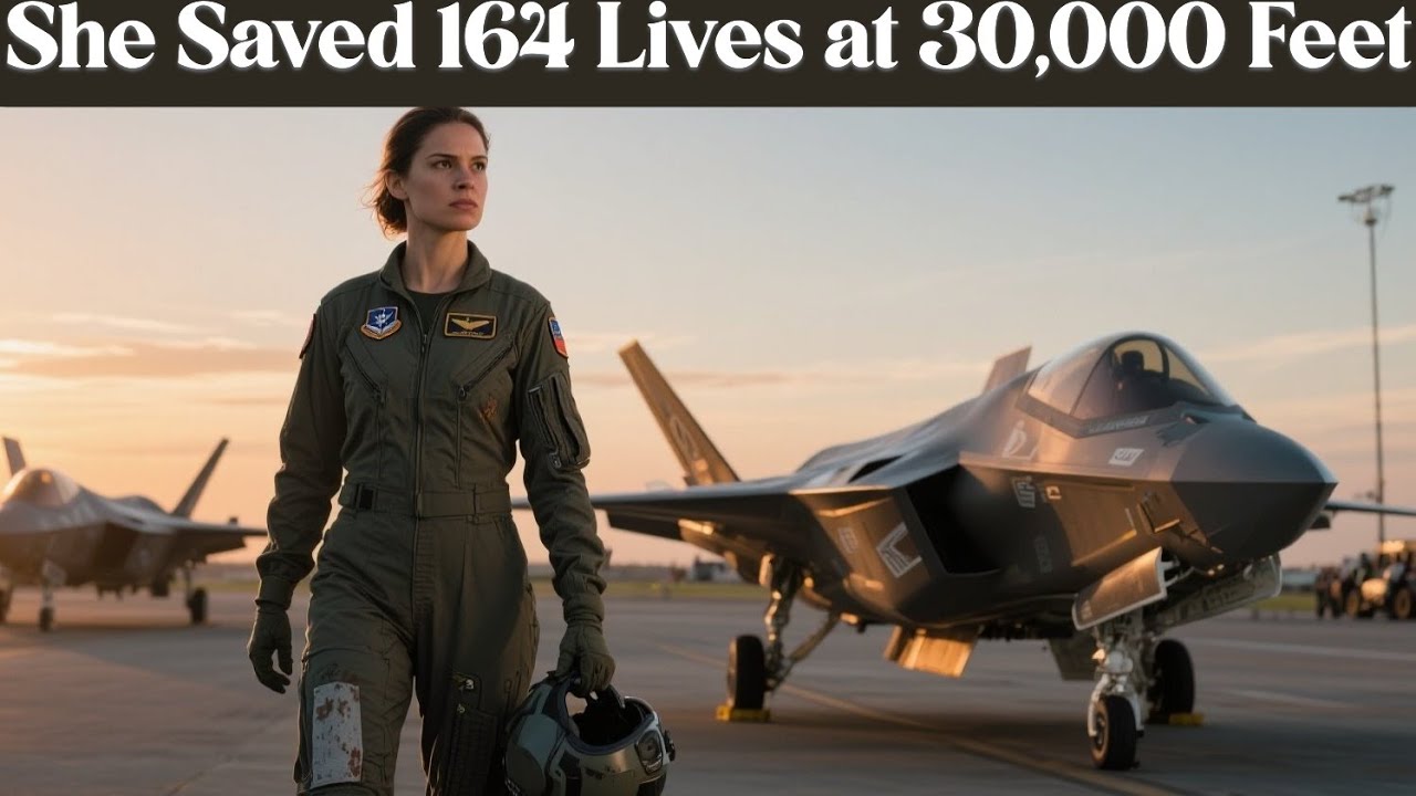 She Saved 164 Lives at 30,000 Feet—Then the F-35 Escorts Recognized Her Legendary Call Sign