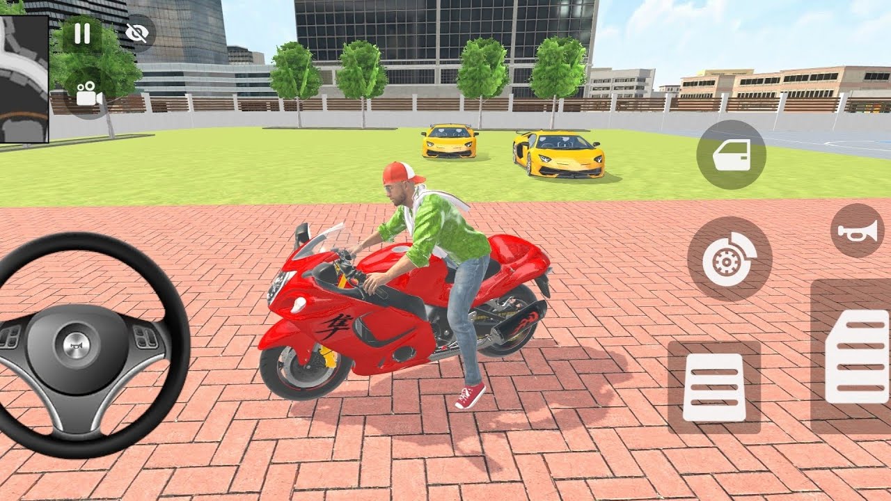 🎮Franklin order by 2️⃣ Lamborghini  2️⃣  in Indian bike 🇮🇳 Thief Auto simulator🎮