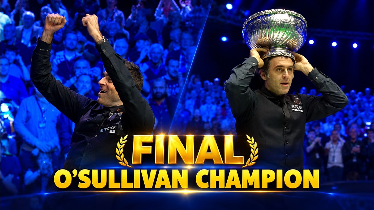 FINAL! 15 minutes of brilliant snooker from Ronnie O'Sullivan!