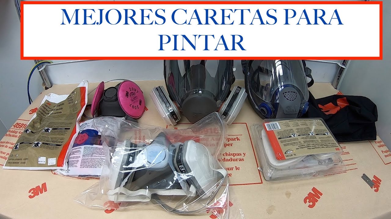ESTAS SON LAS MEJORES CARETAS O RESPIRADORES PARA PINTAR
