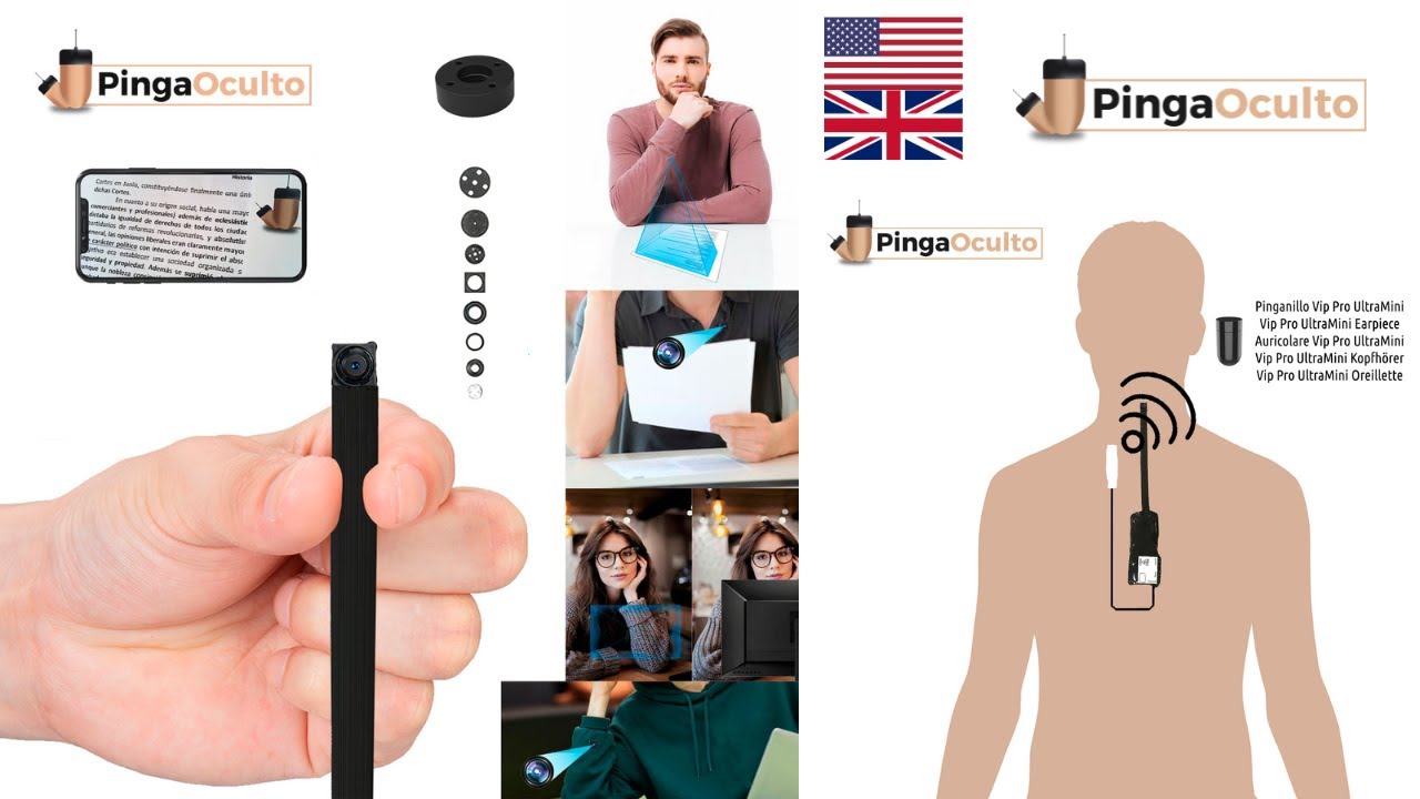 Wifi Spy Camera Pro Hidden in a Button -  Review and Tutorial - English | PingaOculto