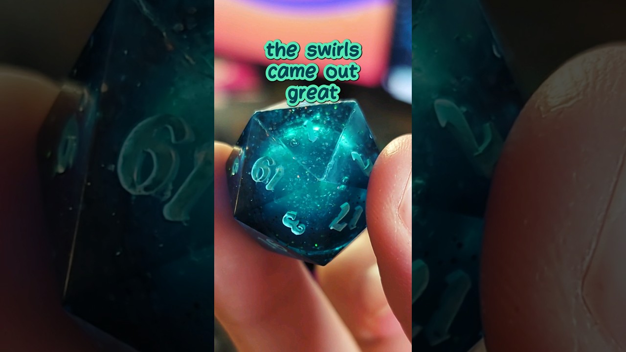 Making Liquid Core Dice is TOUGH #resin #dnd