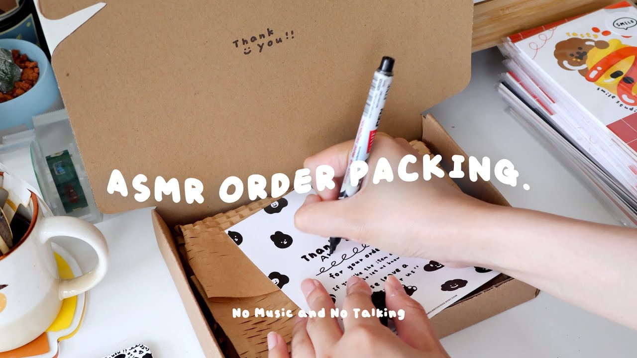 ☀️ASMR Orders Packing | Order packings after shop update, Collab with Niimbot