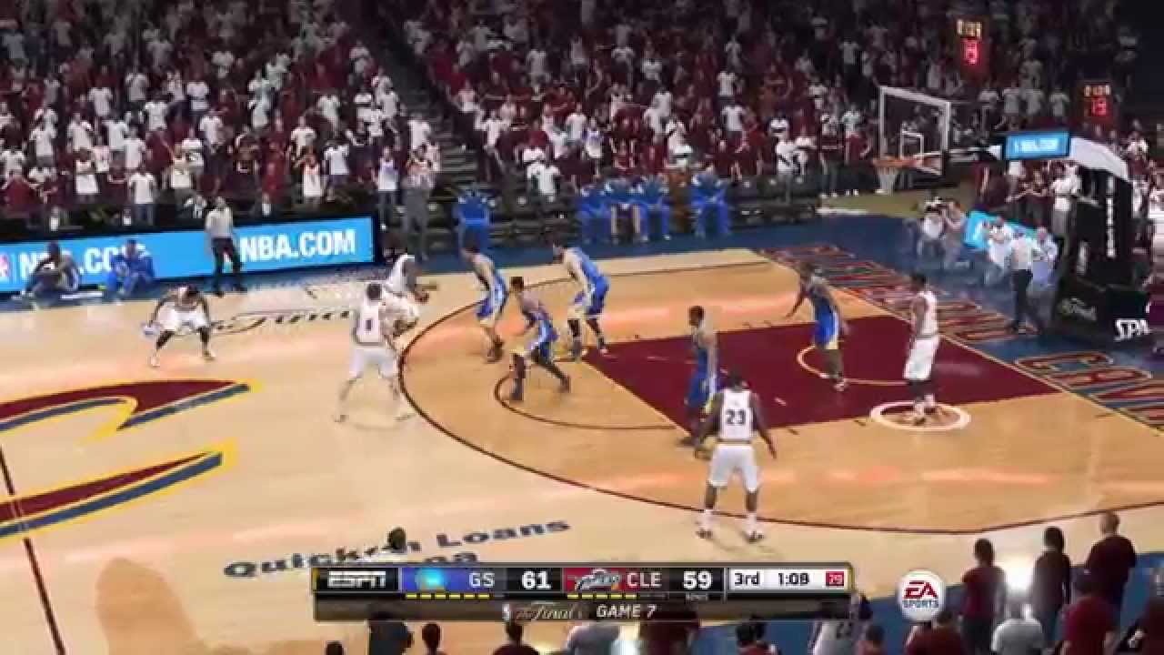 NBA LIVE 15 Finals 2015 - Golden State Warriors vs Cleveland Cavaliers - Game 6 - 3rd Qrt - HD