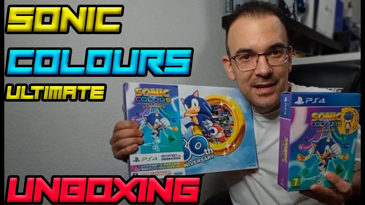 SONIC COLOURS ULTIMATE PS4 UNBOXING - POR FIN ESTA AQUÍ LA VERSIÓN FÍSICA