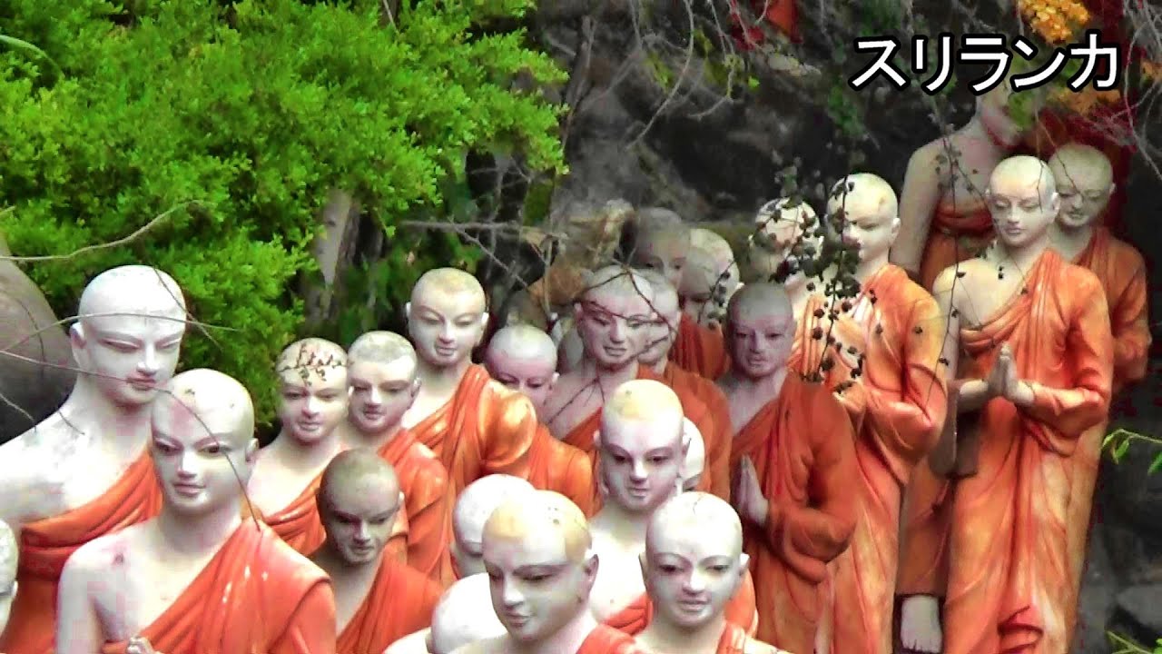 スリランカのイケメン坊主と石窟寺院【世界遺産】【Sri Lanka】【Dambulla Cave Temple】