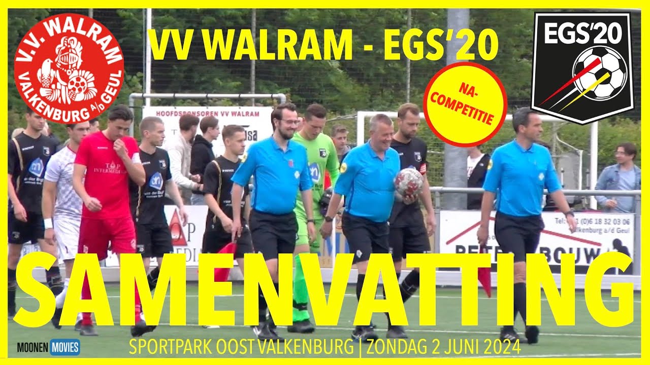 🔥 VOLOP SPANNING BIJ STRIJD OM PROMOTIE TUSSEN WALRAM EN EGS'20