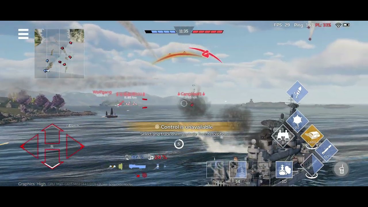 Missile mayhem of German Ship Hamburg🚀 (War Thunder Mobile)