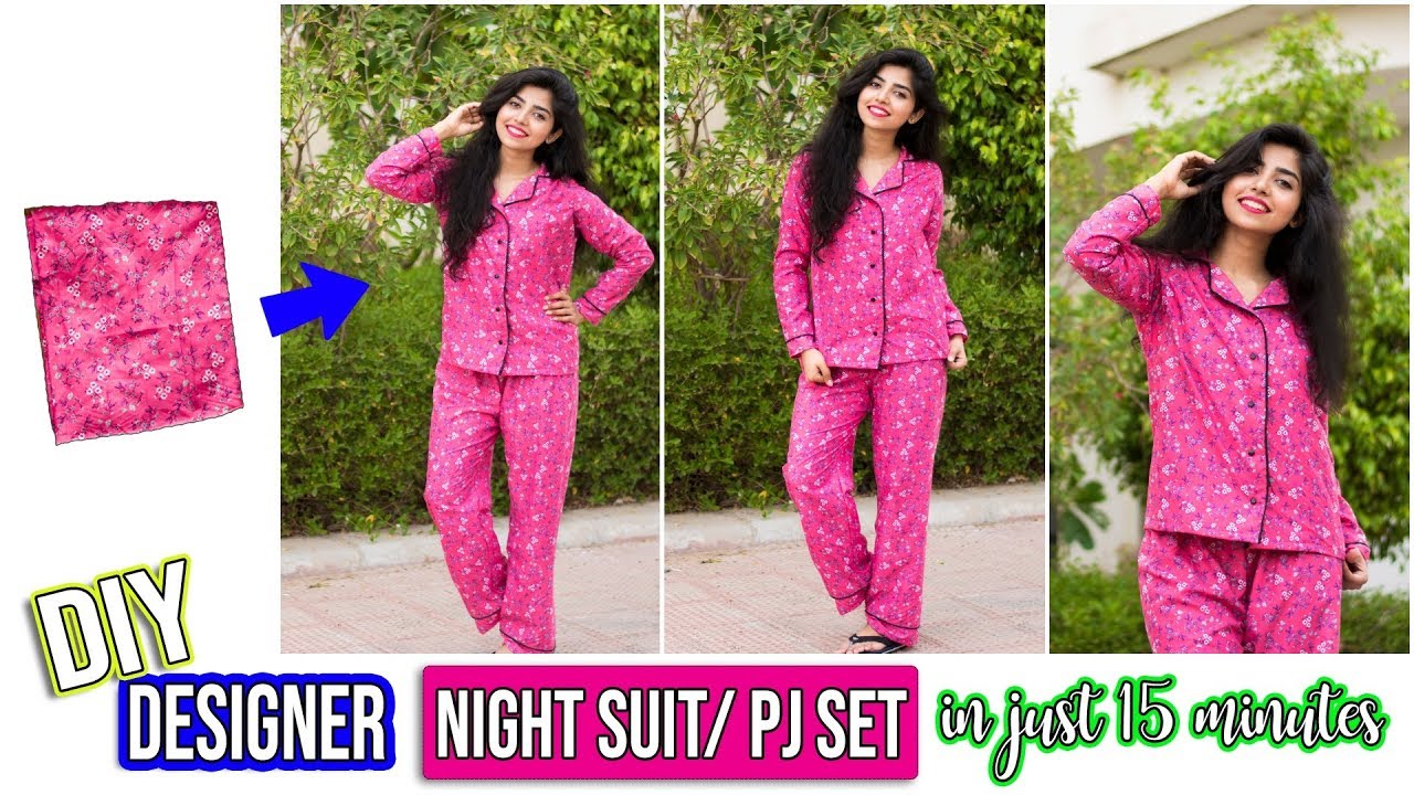 DIY: Designer Pajama Set Easily At Home! In Just 15 Minutes!