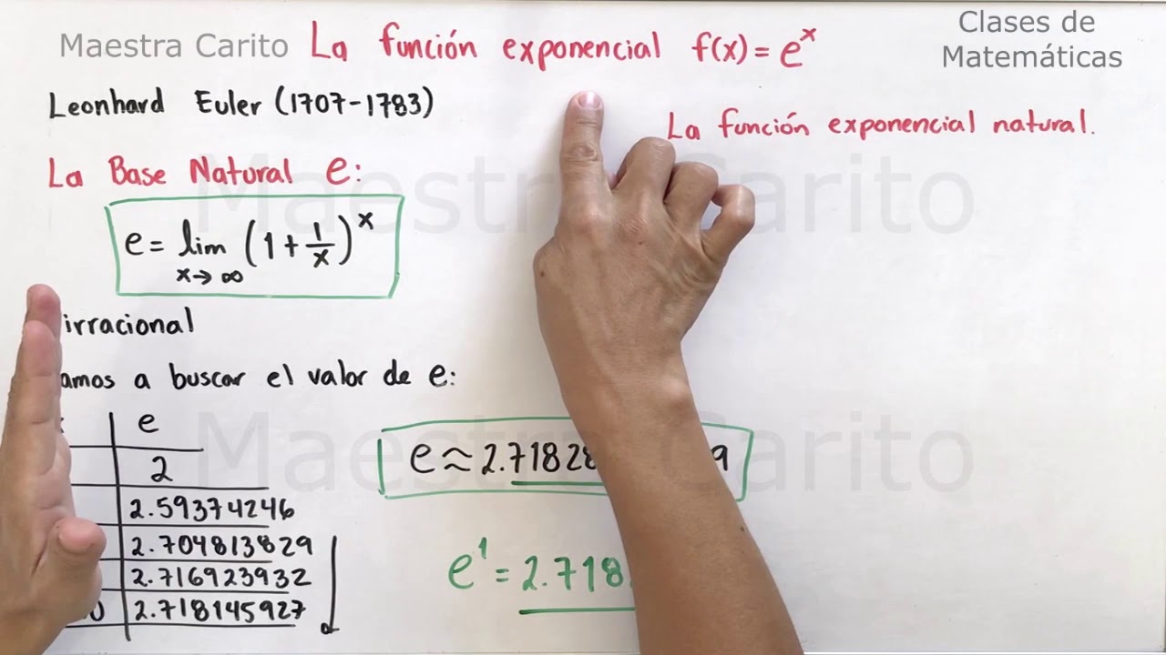 Función Exponencial Natural | Explicación, Gráfica, Dominio y Contradominio