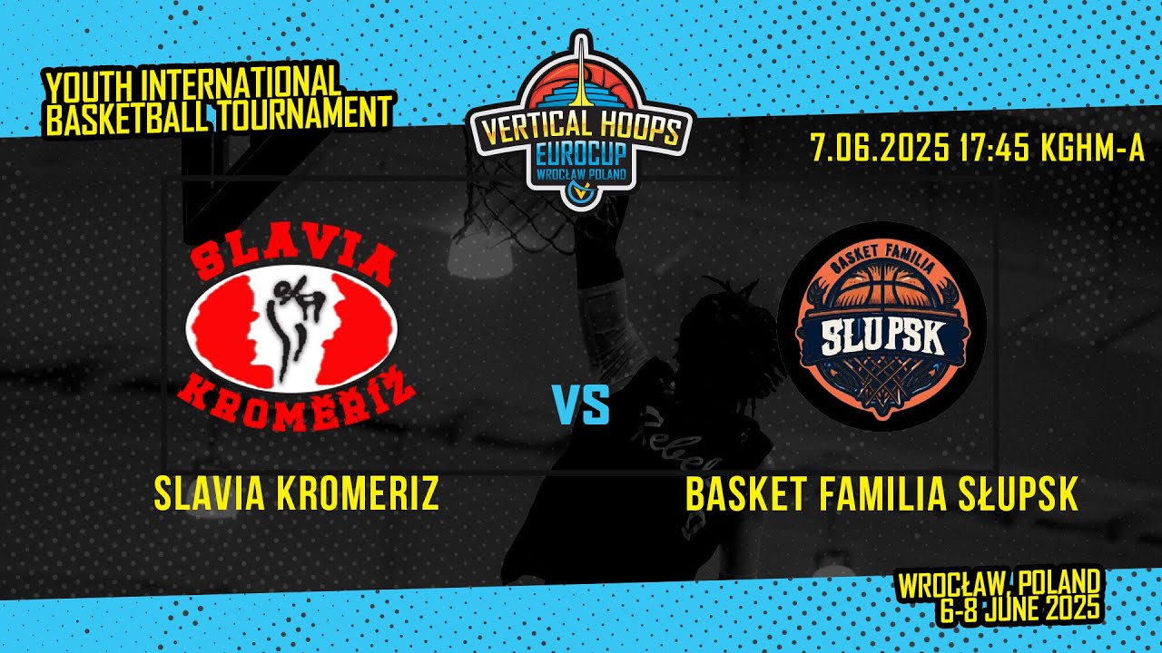 U13: Slavia Kromeriz - Basket Familia Słupsk, 7.06.2025 17:45