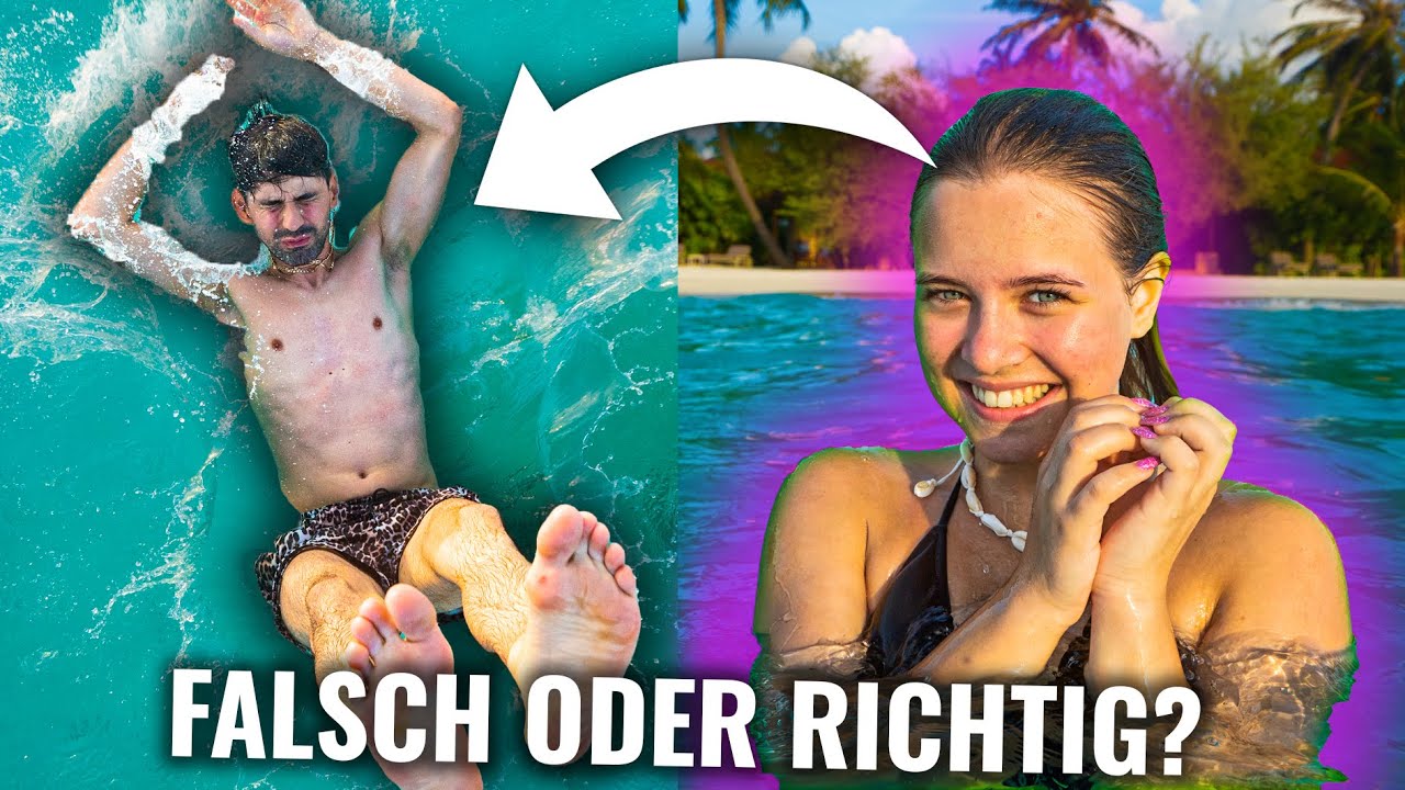 Wie GUT KENNT DIMA mich WIRKLICH? auf den MALEDIVEN 🇲🇻  II DAILY VIDEO 455
