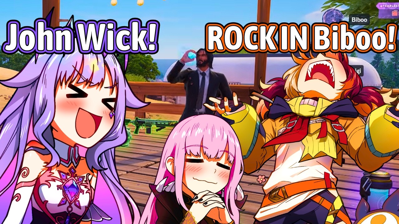 Biboo Let Her Guard Down When She Meet John Wick In Game【Hololive EN】