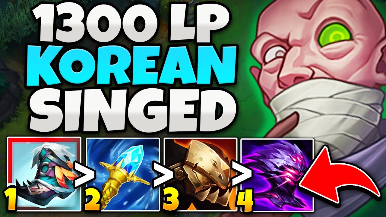 I COPIED THE #1 KOREAN SINGED BUILD... HE BUILDS THIS EVERY SINGLE GAME!