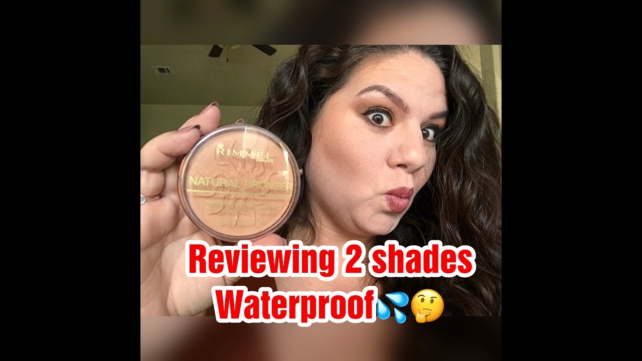 💦💧WATERPROOF BRONZER🤔 by Rimmel London