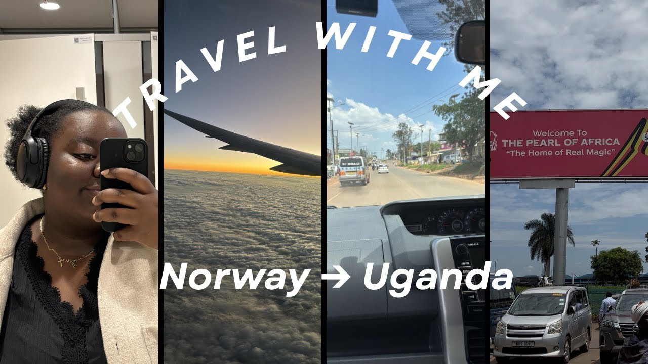 Flying From Norway to Uganda 🇺🇬 | Emotional Travel Home Vlog 