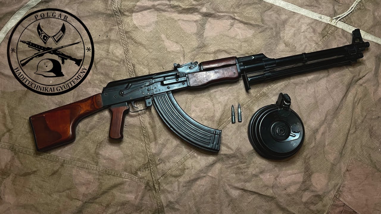 RPK golyószóró szét-összeszerelése / Russian - Soviet army RPK light machine gun field strip 7,62mm