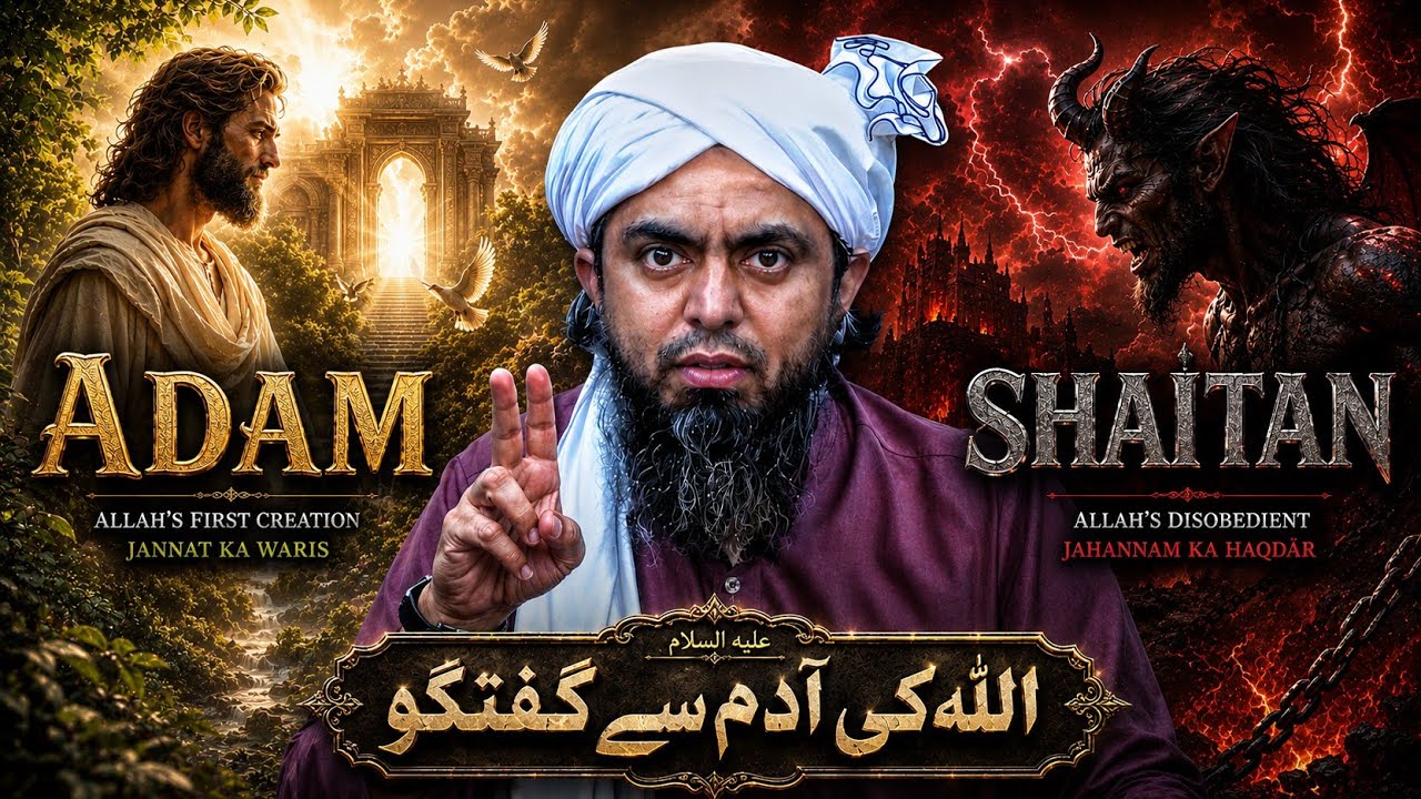Story Of SHAITAN & ADAM  عليہ السلام - Engineer Muhammad Ali Mirza