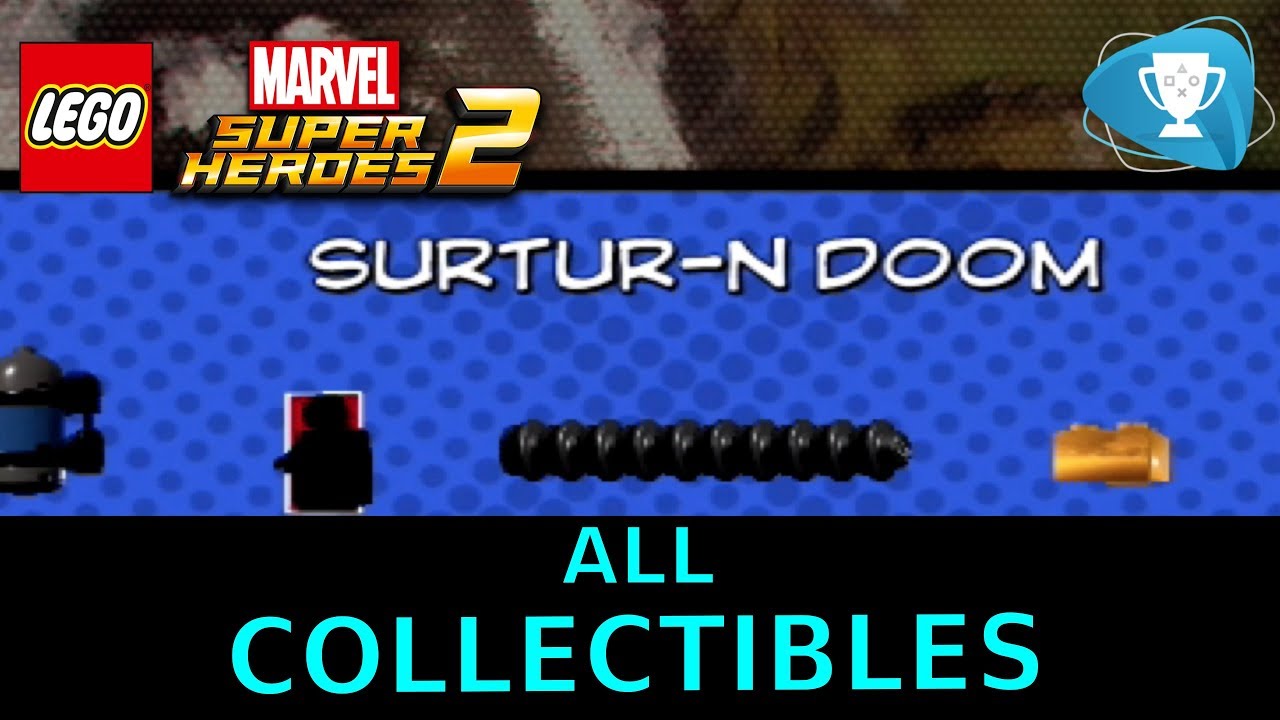 Lego Marvel Super Heroes 2 - ALL MINIKITS, STAN LEE, CHARACTER TOKEN, LEVEL 7 Surtur-N Doom