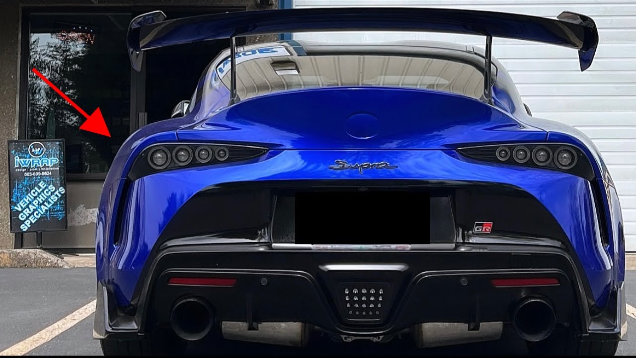 Установка и обзор задних фонарей в стиле Mk4 на Supra A90!