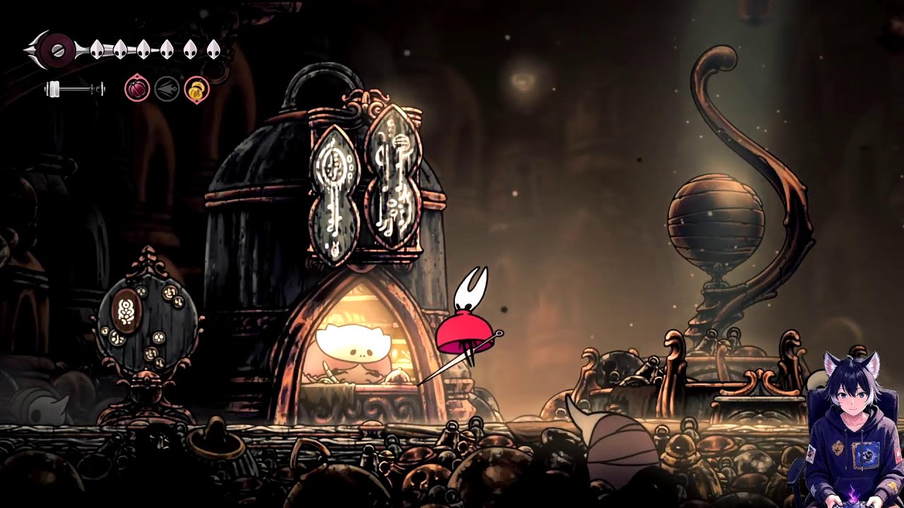 Hollow Knight Silksong - explorando todo el mapa