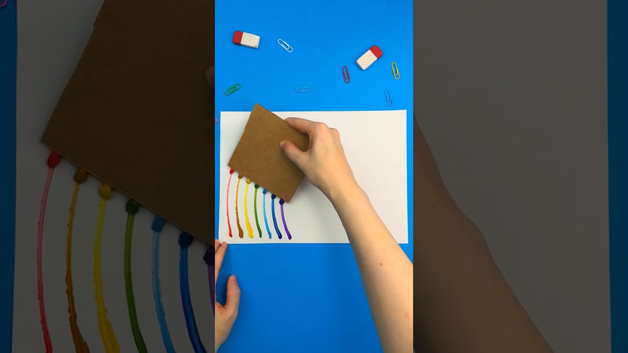 🌈 DIY RAINBOW MAGIC &ndash; COLOR IT RIGHT! 😍 #shorts #funny