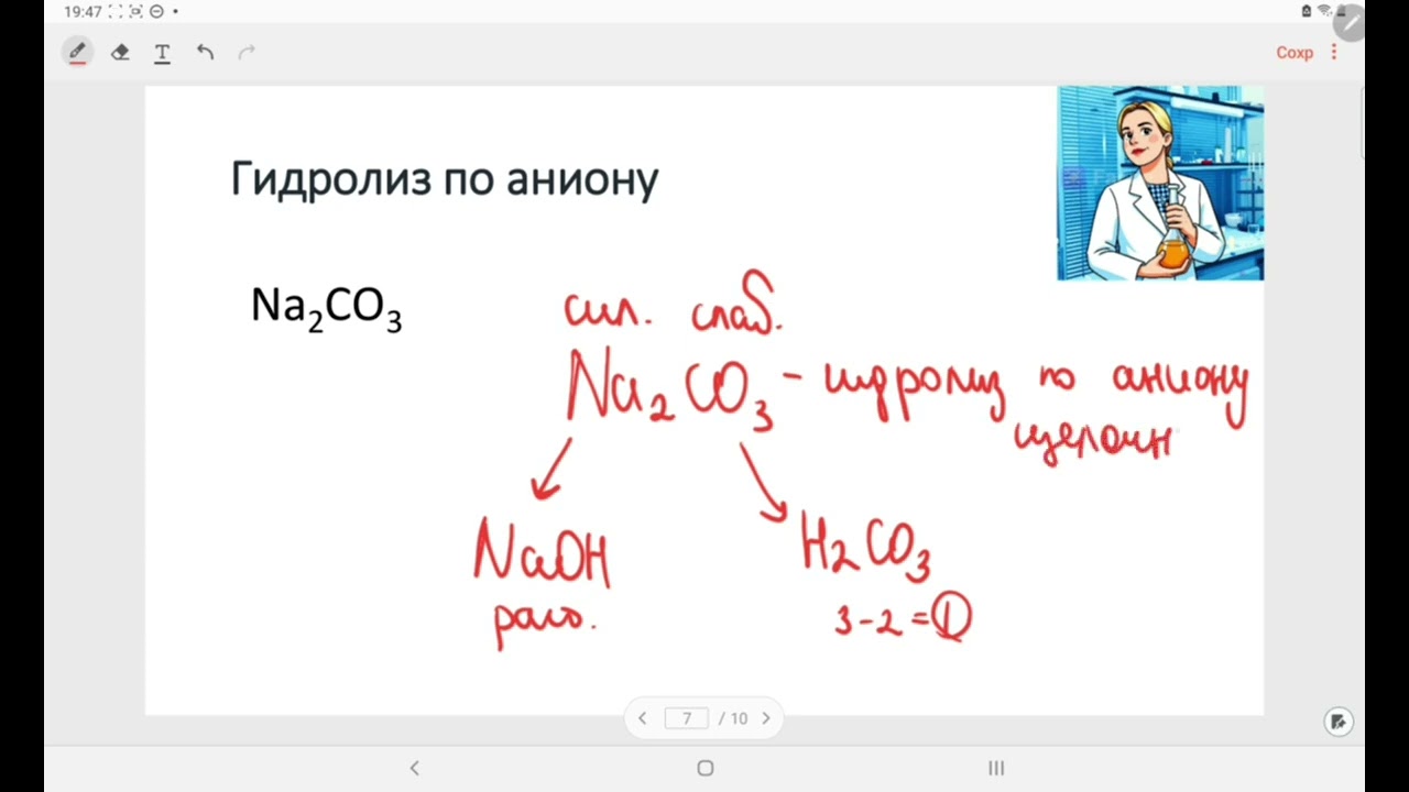 Гидролиз ЕГЭ Химия №21 Теория и разбор заданий 