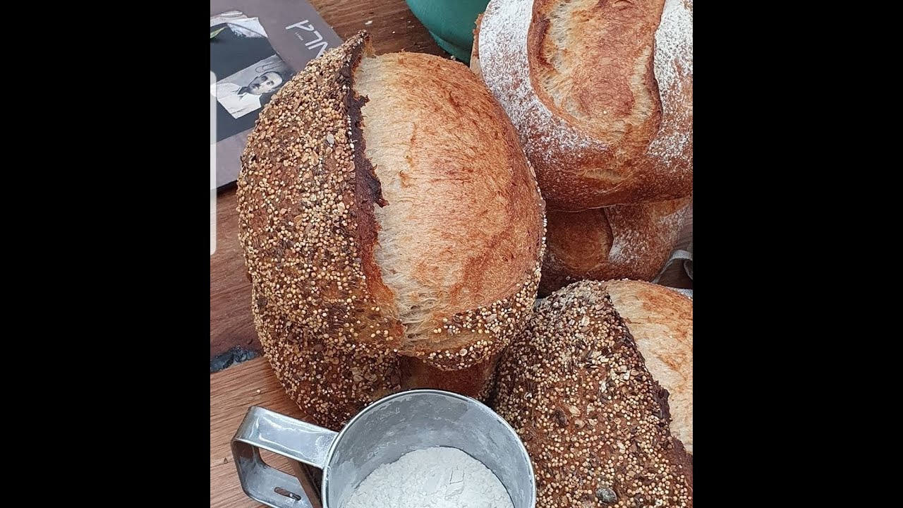 עיצוב כיכר לחם מחמצת מתוך סדנה - אסף האופה - לחמי בוטיק