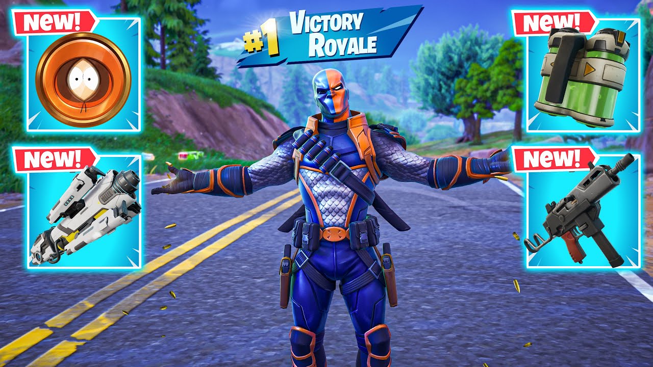 DEATHSTROKE ZERO vs ALL NEW MYTHIC WEAPONS & NEW MYTHIC'S CHALLENGE ( NEW! FORTNITE Chapter 7 )