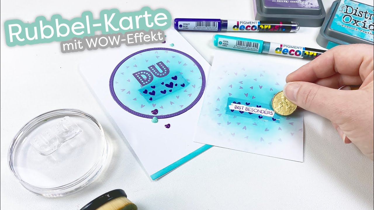 Rubbel-Karte mit WOW-Effekt