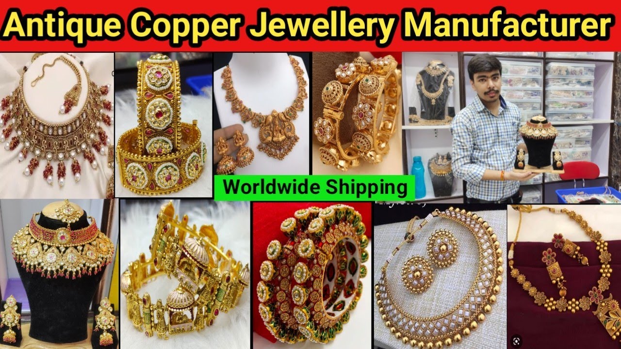 Best Bridal Copper & Temple Jewellery Wholesale Market in Delhi Sadar Bazar | Best Kundan Jewellery