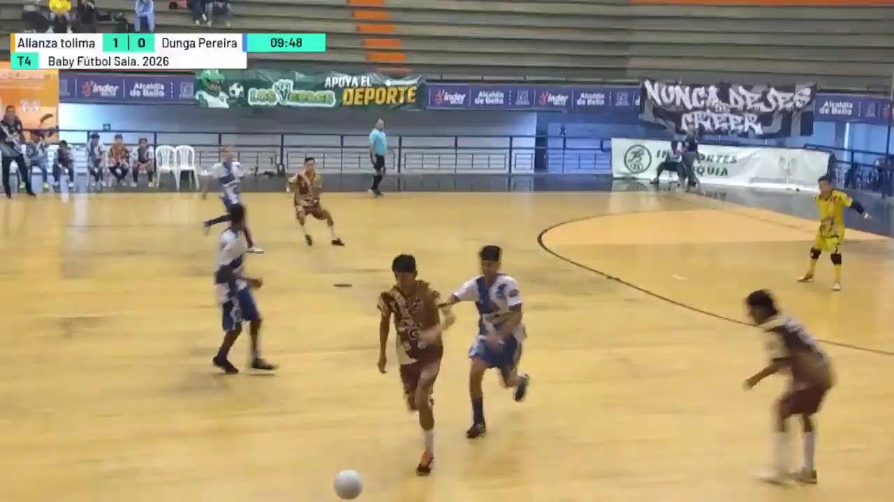 Dunga Pereira vs Alianza tolima. baby Futsal 2026