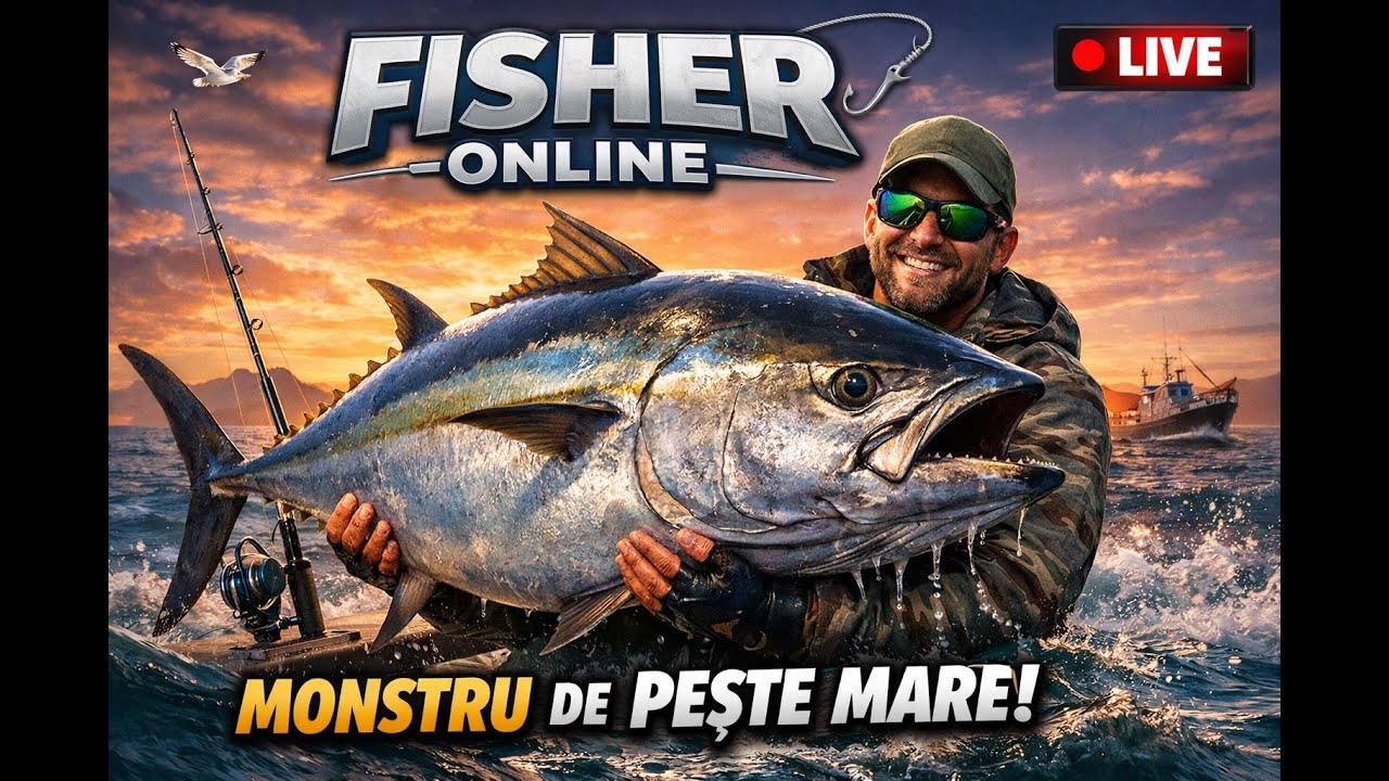 🔴 LIVE:💯 ✨FISHER ONLINE \ 👉INCERCAM PE ALTA BALTA \ PIZZA DAY EVENT👍🎮 Gameplay