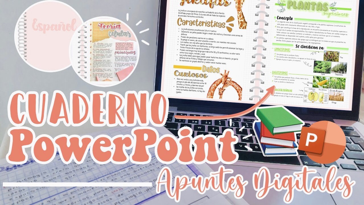 APUNTES DIGITALES + CUADERNO EN POWER POINT ¡GRATIS! || Vale Bolaños