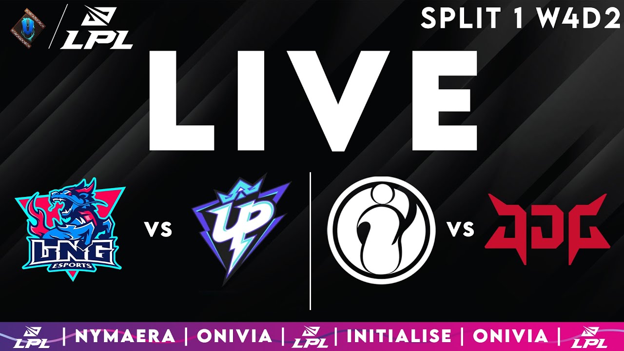 LPL 2025 Live Split 1 | LPL English W4D2 with Nymaera & Initialise LNG vs UP | IG vs JDG
