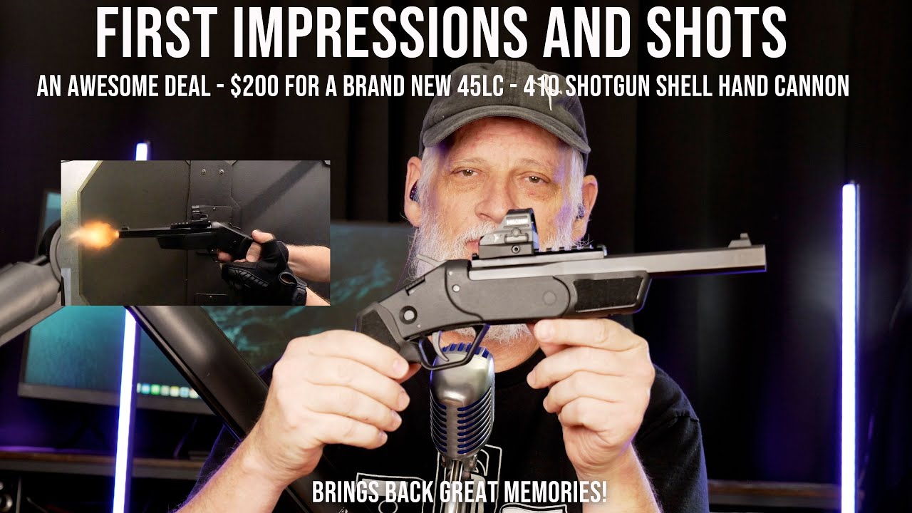 First Impressions and First Shots with the Rossi Brawler.  45LC/410 Hand Canon for only about $200