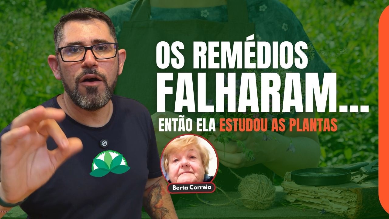 Ela não precisa mais de 18 remédios por dia, pois encontrou as plantas medicinais!
