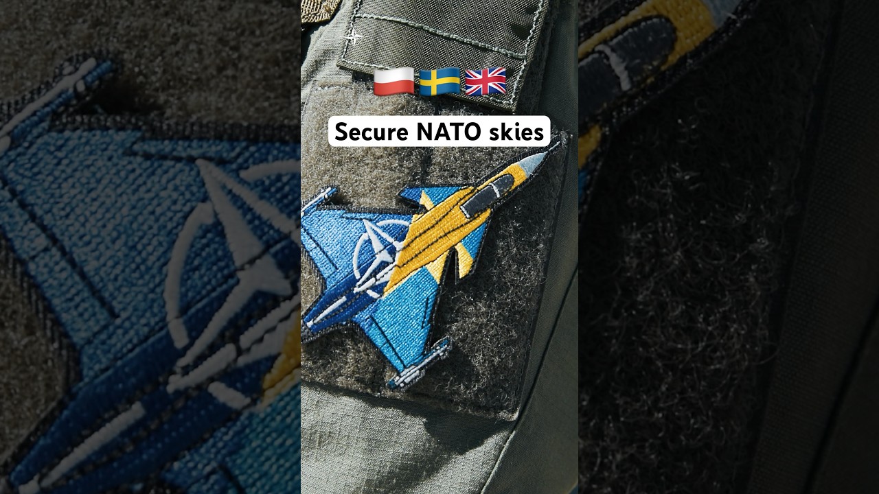 Joining forces: 🇵🇱, 🇸🇪 & 🇬🇧 secure NATO skies