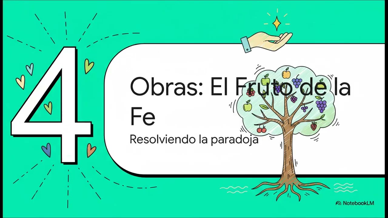 LAS BUENAS OBRAS SON EL FRUTO QUE PRUEBA QUE YA HEMOS SIDO SALVOS.