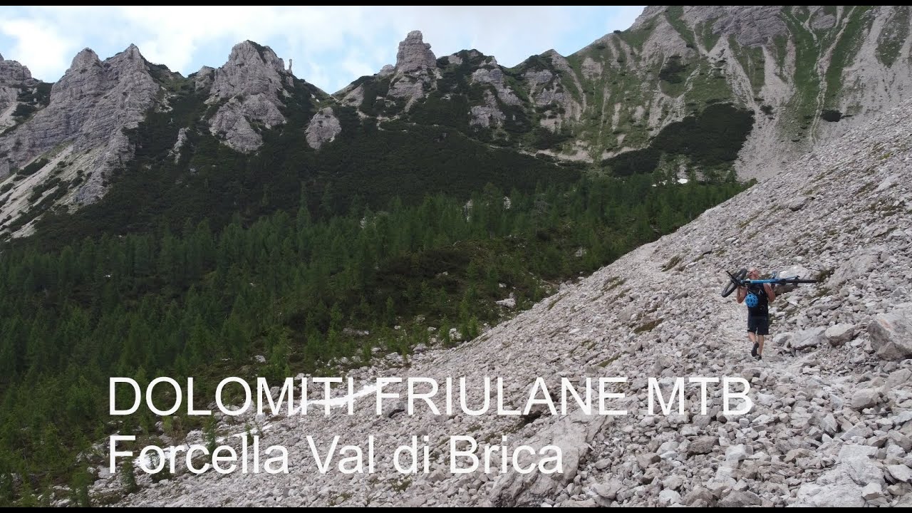 Forcella Val di Brica, Dolomiti Friulane MTB - La Montagna in Bicicletta.