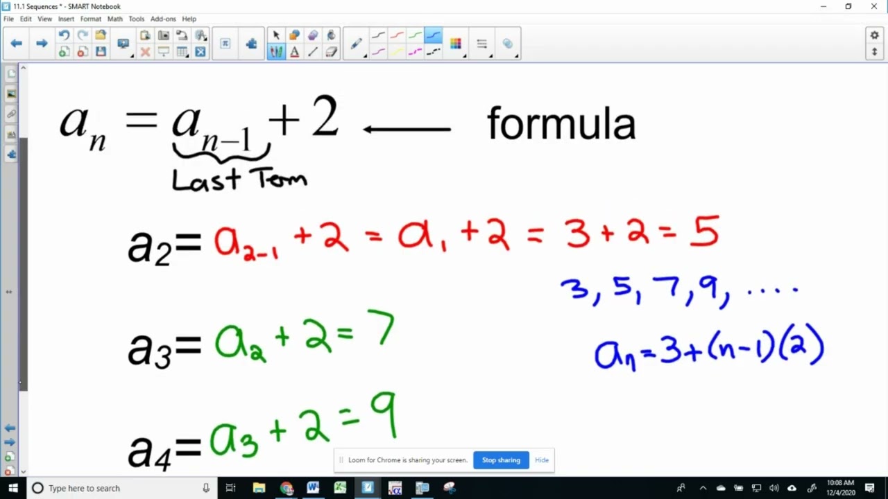 Ch 11 Sequences Part 2