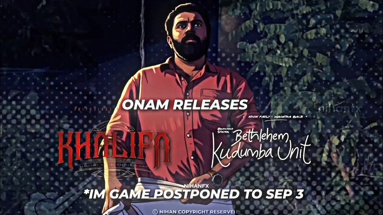 ONAM 2026 MOVIE CLASH 🔥 | KHALIFA ⚡ I&rsquo;M GAME 🎮 | BATHLEHAM KUDUMBA UNIT 🏠 | #khalifa #onam2026 #efx 