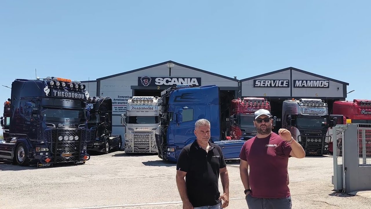 Scania χαμός στο συνεργείο του Λάμπρου Μάμμου. Δείτε τι γίνεται